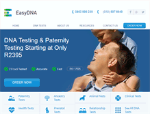 Tablet Screenshot of easydna.co.za