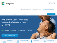 Tablet Screenshot of easydna.at