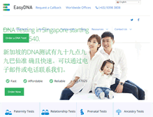 Tablet Screenshot of easydna.sg